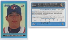 2009 Bowman Chrome WBC Prospects Blue Refractor /150 Chih-Hsien Chiang #BCW52