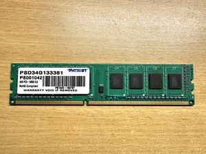 RAM DDR3 4GB PATRIOT PSD34G133381 (4126N) - Imagen 1 de 2
