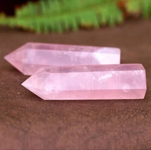 A+ Grade Rose Quartz Tower High Energy Healing Crystal Gifts Attract Love - Picture 1 of 4