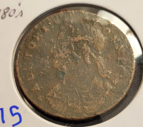 1785 Connecticut Colonial Coin ULTRA RARE BUST LEFT FREE US SHIPPPING (#15) Cover