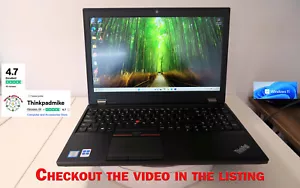 Lenovo ThinkPad P50 i7 6820HQ 64GB RAM 512GB IPS NVIDIA M2000M WWAN 4g (1128) - Picture 1 of 22
