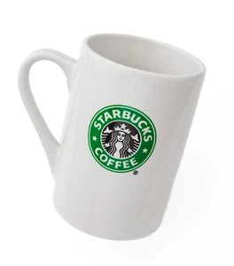 Starbucks 2008 Coffee Mug Cup 10 Oz Siren Mermaid Logo Green White Classic EXC+ - Picture 1 of 6