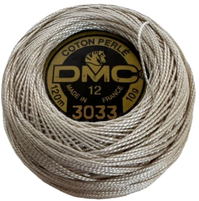 DMC Coton Perle 12 Thread Ball 3033 France 10g Embroidery and Crochet 120m - Image 1 of 4