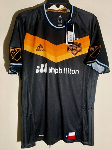 Adidas Authentic MLS Jersey Houston Dynamo Team Black sz M Cover