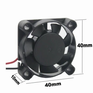 12V 40mm x 10mm 2 Pin Fan Cooling Cooler Heat Sink Hydraulic Bearing Only Multi - Picture 1 of 7