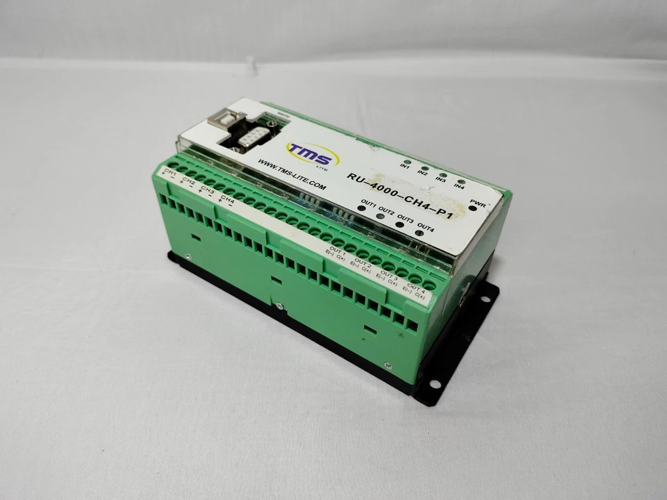TMS Lite RU-4000-CH4-P1 RU4000CH4P1 RU232-4000-4CH-P1 RU23240004CHP1 Controller - Image 1 of 4