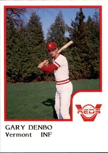 1986 Vermont Reds ProCards #6 Gary Denbo Princeton Indiana IN Baseball Card