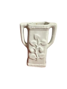 Vaso vintage in porcellana grazioso floreale e decorato in oro made in Germany alto 4 - Foto 1 di 5