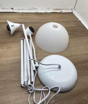 Globe Electric 67136 72" Torchiere Floor Lamp + Adjustable Reading Light, White - Image 1 of 2