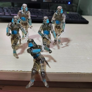 Lot of 5pcs Clear Transparent Stormtrooper Shadow Trooper 3.75" Action Figure - Picture 1 of 4