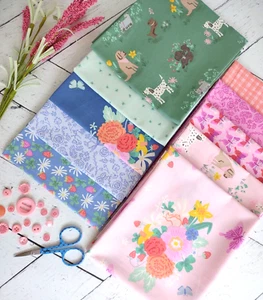 Chloe by Citrus & Mint Girl Floral from Riley Blake Cotton Quilting Fabrics - Picture 1 of 12