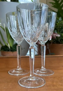 3 copas de agua/vino de cristal fino Marquis Waterford patrón brillante - Imagen 1 de 5