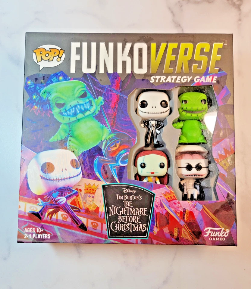 Funkoverse Disney Tim Burton Nightmare Before Christmas Strategy Game NEW Sealed - Image 1 of 1