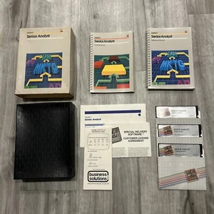 1981 Apple II Senior Analyst RARE Complete 5.25” VTG computer software Big Box - Picture 1 of 20