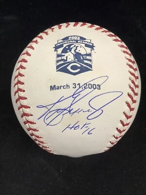 Ken Griffey Jr Signed 2003 Reds Baseball HOF 16 Mariners Reds HOF Auto PSA/DNA - Image 1 of 4