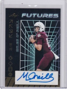 2024 Leaf Futures Miles O'Neill GOLD Foil 25/99 Auto Rookie TEXAS A&M - Picture 1 of 1