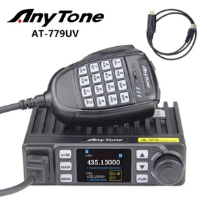 AnyTone AT-779UV Mini Dual Band Mobile Radio VHF/UHF 2 Way Radio Car Transceiver - Picture 1 of 7