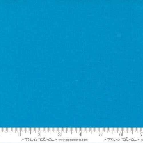 Moda BELLA SOLIDS Bright Turquoise 9900 226 Cotton Quilt Fabric By The Yard - Image 1 of 1