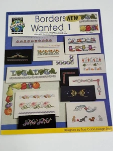 True Colors Borders Wanted 1 Counted Cross Stitch Pattern Leaflet - Picture 1 of 3