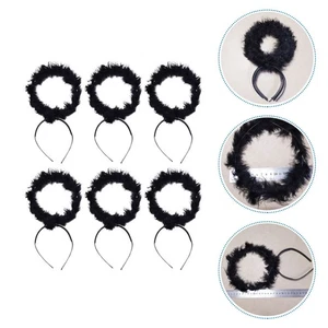  6 Piezas Diademas Disfraz Halloween Juegos con disfraces Tocado Fiesta Prendas para la cabeza Accesorio - Imagen 1 de 12