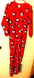 Gloria Desteñida~Ropa de Dormir/Disfraz RN# 72602 Niñas L (10/12) Pingüinos y Con Pies ¡NUEVO! - Imagen 1 de 23