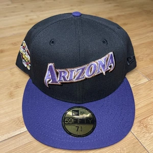 New Era 59FIFTY Arizona Diamondbacks Script 2001 World Series Fitted 7 3/4 Hat - Picture 1 of 15