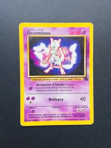 Carte Pokémon Deuxmiaou 3 Promo Black Star Mewtwo Wizards FR - Photo 1/2