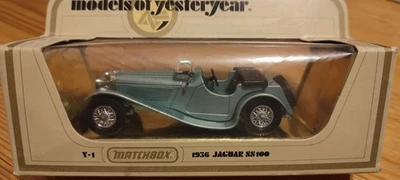 Matchbox Yesteryear Y-1 1936 SS. 100 Jaguar 1978 - Bild 1 von 4