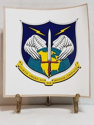 Pegatina NORAD de Colección Comando de Defensa Aérea de América del Norte Cheyenne Mountain Guerra Fría Foto 1 de 4