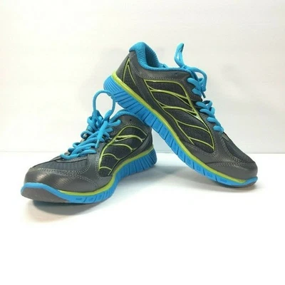 FILA Hyper Split Coolmax Lightweight Womens Running Shoe Grey Lime Blue 9.5 - Image 1 of 4