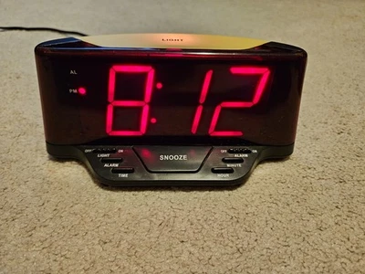 Relógio despertador Advance Intertex ETL grande dígito modelo 4081 com luz testada funcionando - Imagem 1 de 4