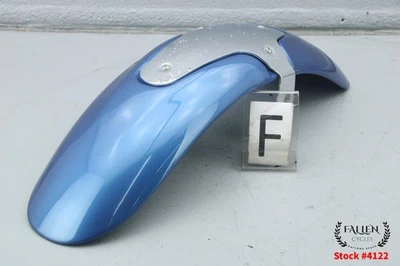 Harley V-Rod Night Rod 2006 guardabarros delantero + soporte de montaje picadora azul #4122 Foto 1 de 4