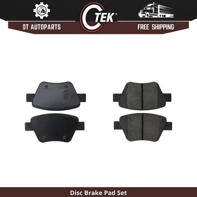 Para Volkswagen Eos 2009-2016 | Pastillas de freno de disco traseras centradas | Cerámica Foto 1 de 3