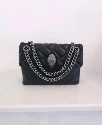 Kurt Geiger Bag Mini Kensington Eagle Head Crossbody Womens Black Leather  - Image 1 of 4