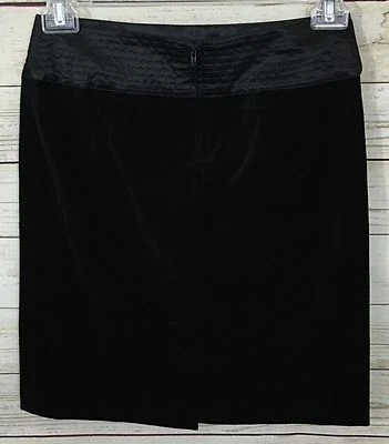 Falda de terciopelo negra Behnaz Sarafpour For Target talla 3 Foto 1 de 4