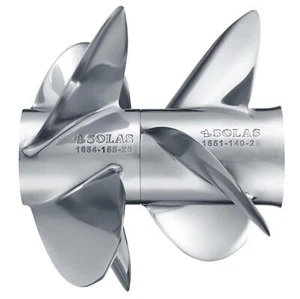 Solas Bravo 3 Duoprop 24 Zoll Edelstahl Propeller für Mercruiser Bravo III Three - Bild 1 von 3