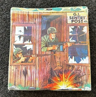 G.I. Estuche de transporte Sentry Post GI Joe años 60 ideal vintage 12" estuche de accesorios Foto 1 de 4