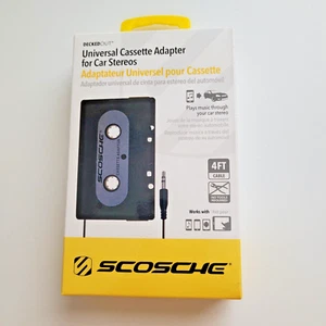 Scosche Decked Out Universal Cassette Adapter for Car Stereos - Picture 1 of 4