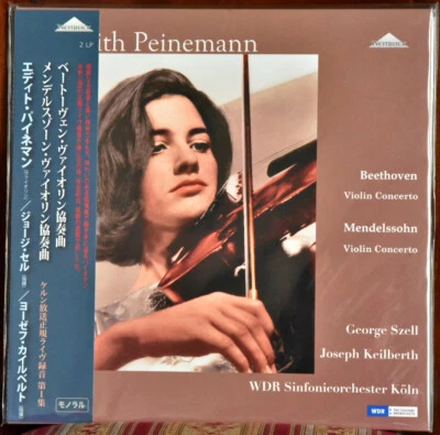 AUDIOPHILE JAPAN Edith PEINEMANN Violin Concert BEETHOVEN-MENDELSSOHN 2LP SEALED - Image 1 of 2