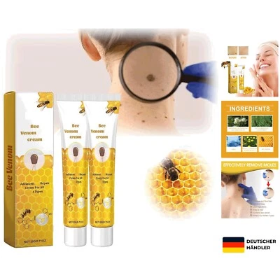 2 Stück Bienengiftsalbe, Bee Cream Bienengiftsalbe Bee Venom Cream, Bee Venom...