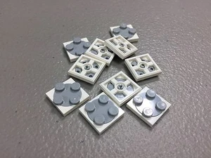 NUOVO LEGO Giradischi Bianco 2x2 Grigio Bluastro Chiaro (x10) 3680 3679 - Foto 1 di 5