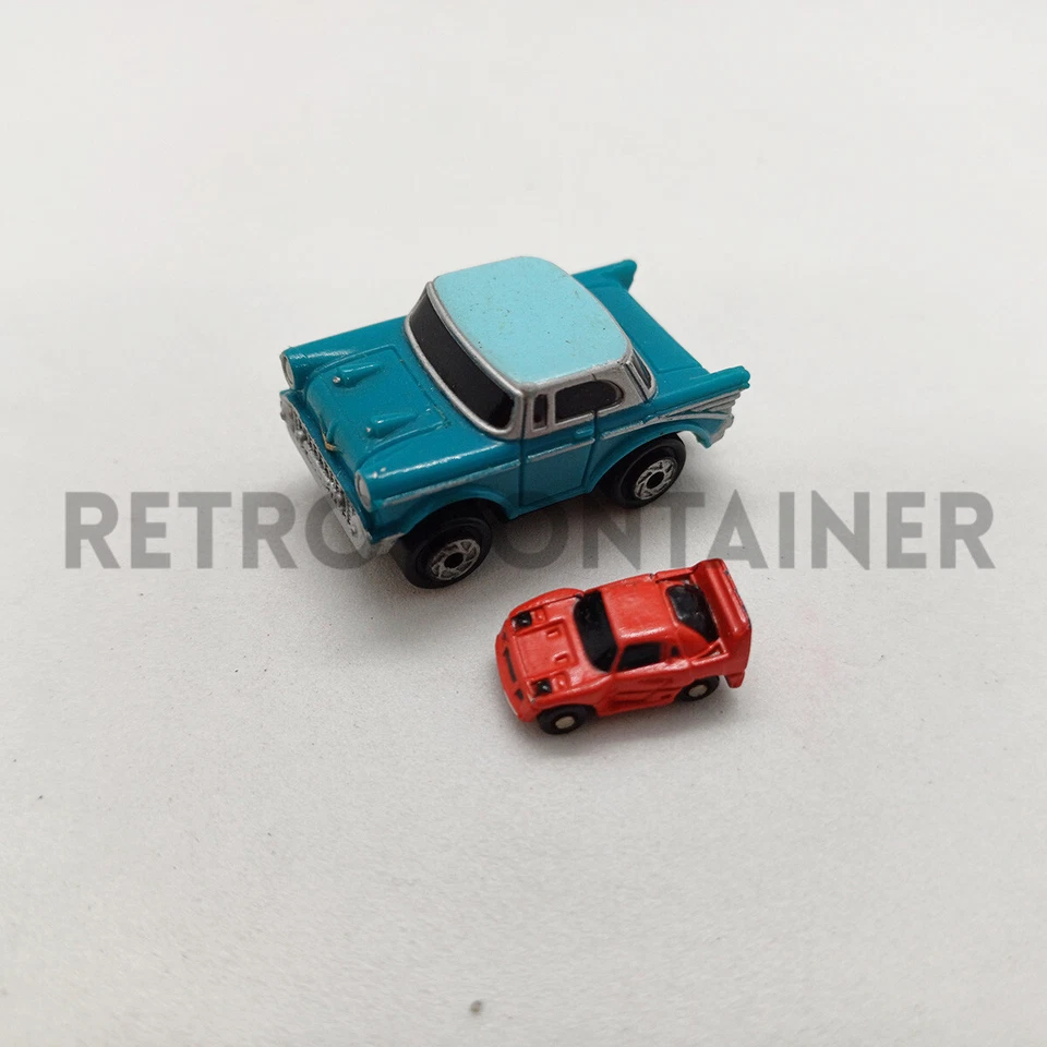 Vintage GALOOB MICRO MACHINES - Insiders Ford Thunderbird + Mini Ferrari - Immagine 1 di 1