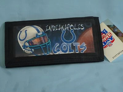 INDIANAPOLIS COLTS Sublimation Logo CHECKBOOK  NWT - Image 1 of 4