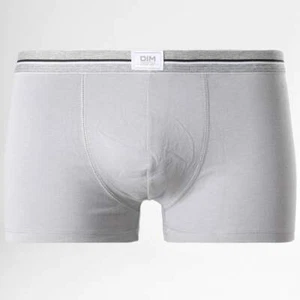 DIM COTON STRETCH ULTRA RESIST BOXER HOMME TAILLE 7 COULEUR GRIS REF D09B7 - Picture 1 of 1