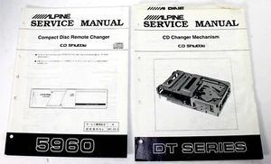 ALPINE 5960 COMPACK DISC REMOTE CHANGER MANUAL w/DT SERIES DECK MECHANISM - Picture 1 of 1