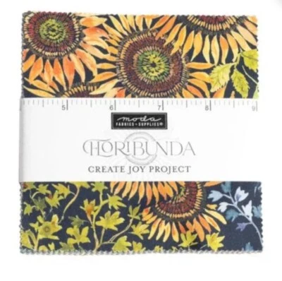MODA BRAND NEW Florabunda Charm Pack 42 x 5 inch Squares - Image 1 of 2