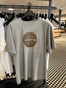 coach Signature T Shirt Heather Grey - Picture 1 of 6