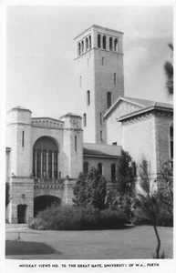 Postcard. Perth Great Gate University of Western Australia RPPC - Bild 1 von 2