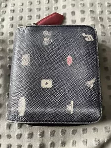 Paul Smith blaue faltbare Geldbörse mit Kartengeld Münzfächer - Bild 1 von 5