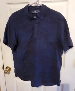 Vineyard Vines Pullover Shirt Herren Größe Medium Viertel Knopf kariert - Bild 1 von 4